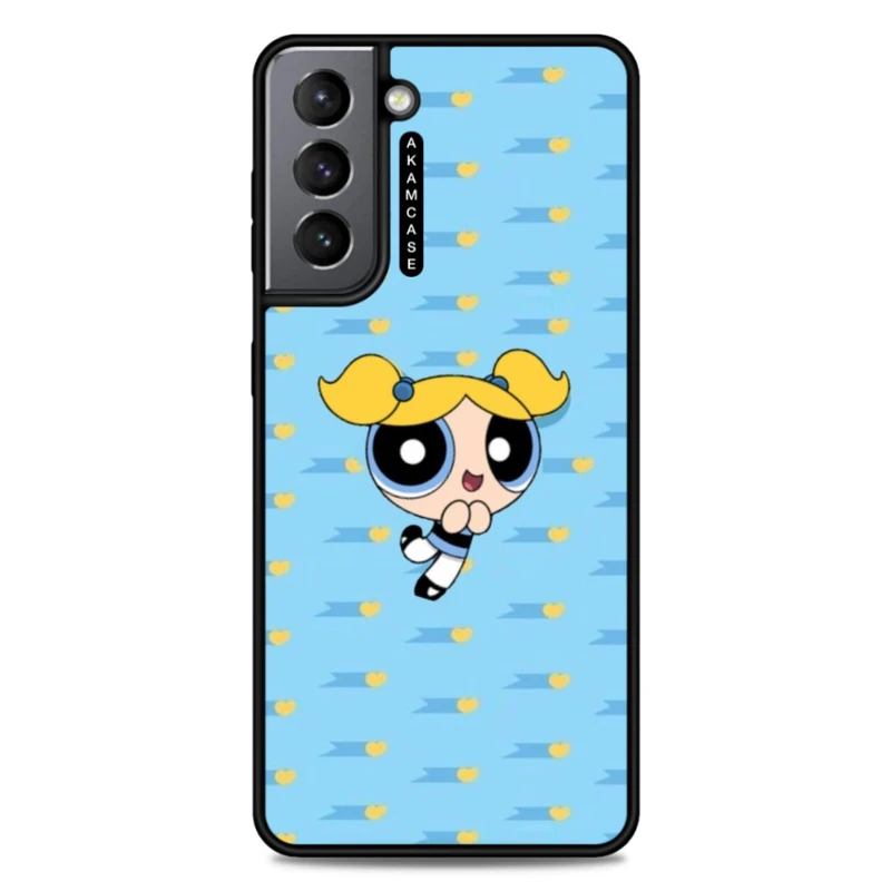 کاور آکام مدل AMCWSGS21-POWERPUFF GIRLS-1 مناسب برای گوشی موبایل سامسونگ Galaxy S21