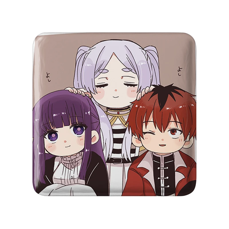 پیکسل خندالو طرح اشتارک، فریرن و فرن انیمه فریرن مدل مربعی کد 33883