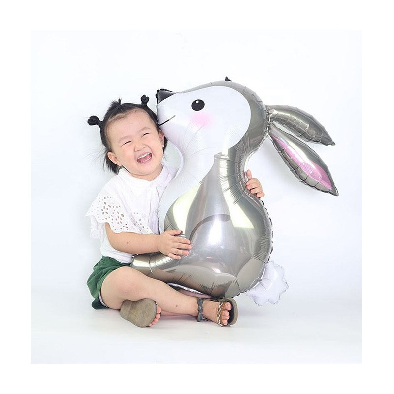 بادکنک فویلی لاکی بالونز طرح خرگوش گوش دراز کد 1039