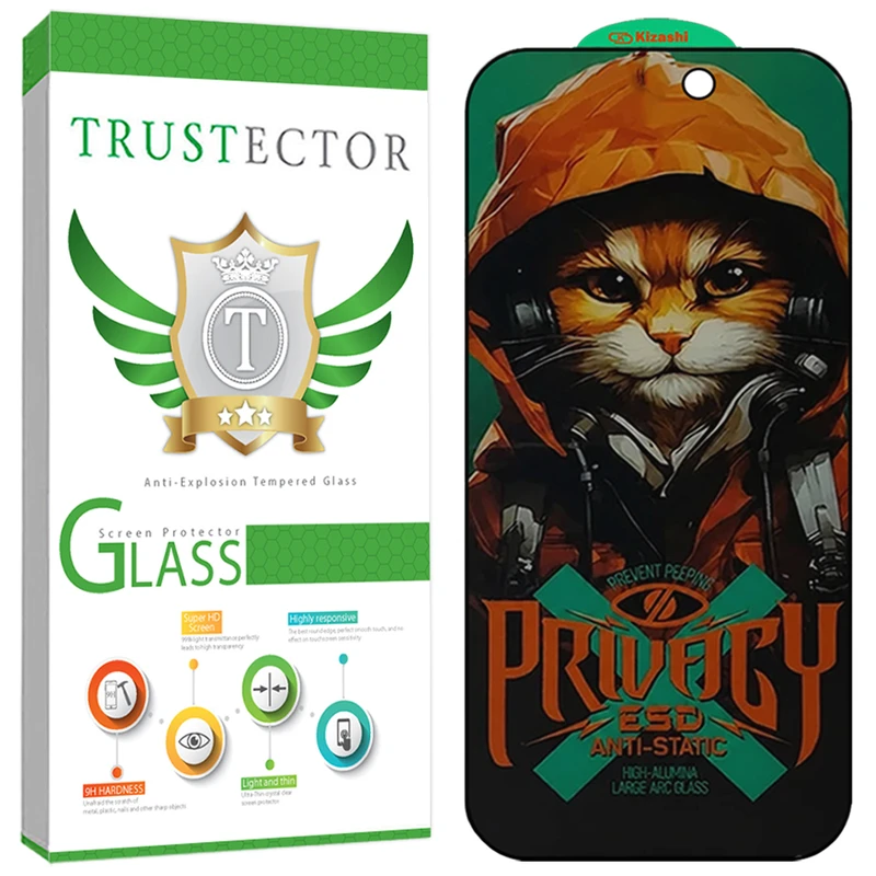 محافظ صفحه نمایش تراستکتور مدل CATPRVT مناسب برای گوشی موبایل اپل iPhone 17 Pro