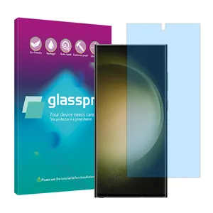 Glass Pro Resistant model anti-blue ray screen protector suitable for Samsung Galaxy S23 Ultra mobile phone