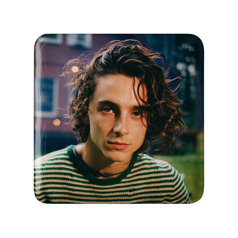 مگنت خندالو طرح تیموتی شالامی Timothée Chalamet  مدل مربعی کد 19296