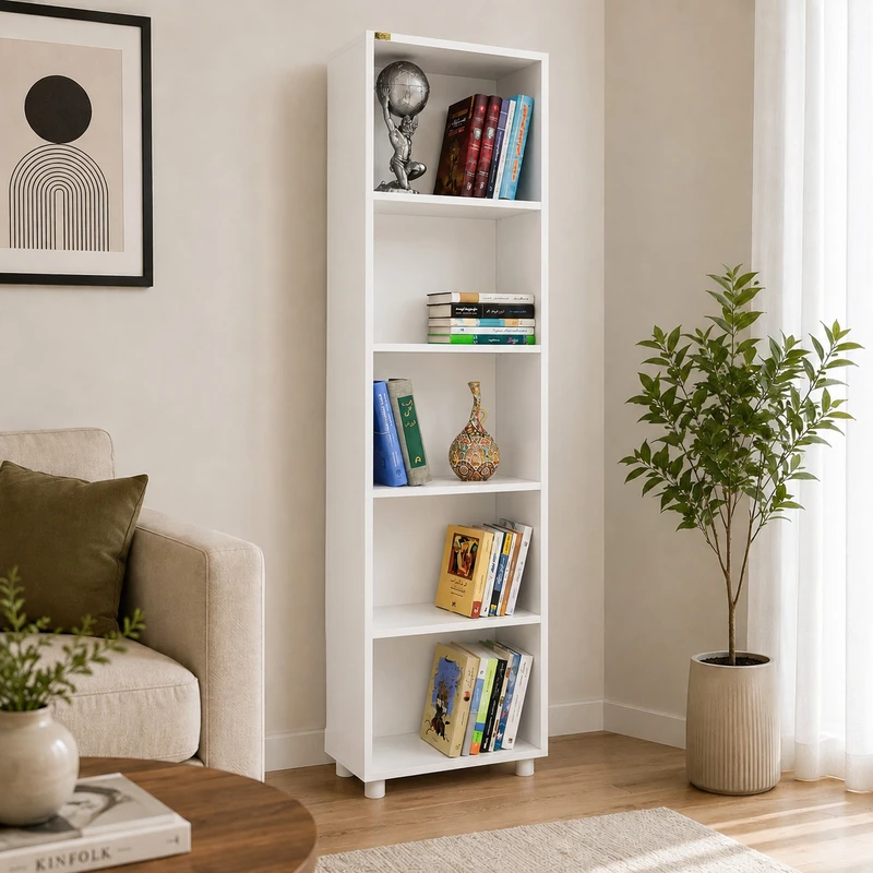 کتابخانه پنج طبقه چوبیکو مدل SB100 