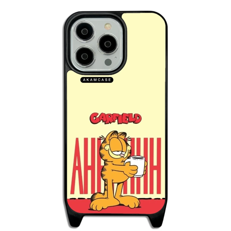 کاور آکام مدل AMC-WLA13PRO-GARFIELD12 مناسب برای گوشی موبایل اپل iPhone 13 Pro
