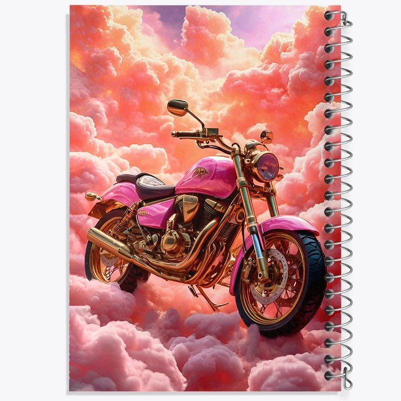 دفتر نقاشی 50 برگ خندالو طرح موتور سیکلت کد F8463