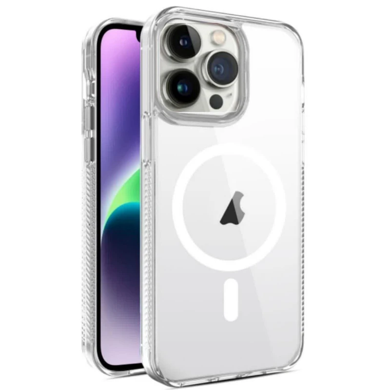 کاور مدل مگ سیف طرح شفاف 004 مناسب برای گوشی موبایل اپل IPHONE 14 PRO MAX