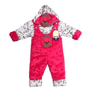 ست سرهمی و سویشرت نوزادی مدل خرسی مدل 108