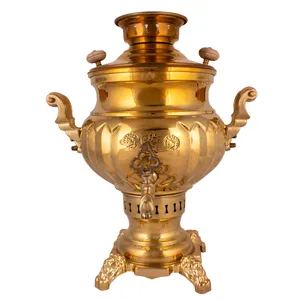 سماور زغالی جباری مدل کریستال کد 8 ظرفیت 6 لیتر