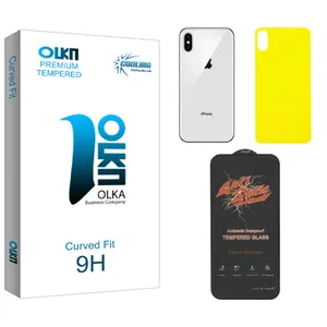 Cooling Olka Screen Protector For apple x With Back Protector