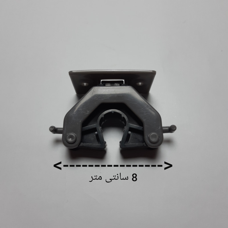 گیره نگهدارنده جارو و تی مدل دیواری