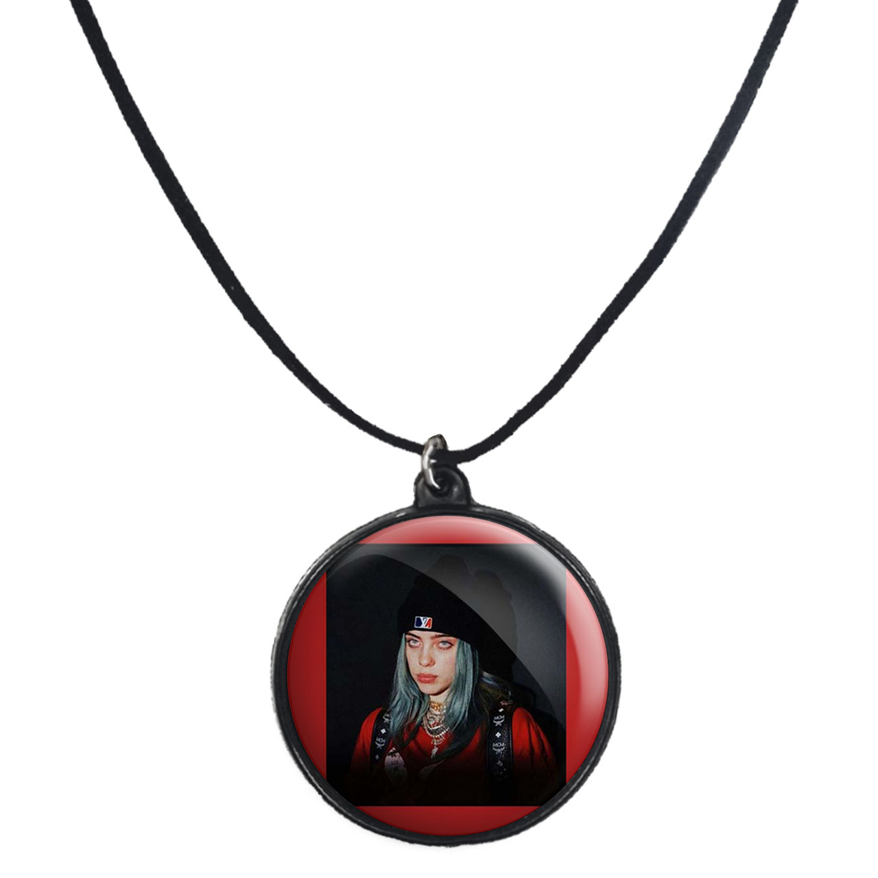 گردنبند پرمانه طرح بیلی آیلیش کد pmb.8399 مدل دو طرفه