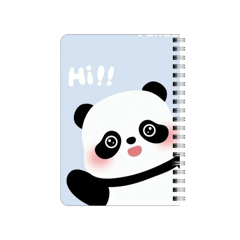 دفترچه یادداشت بامبیلیپ مدل چوبی طرح پاندا با بک آبی کد 2543379