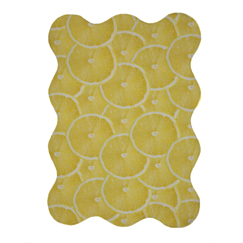 پادری مدل دالبر طرح لیمو کد 6318 سایز 80x110 سانتی متر 