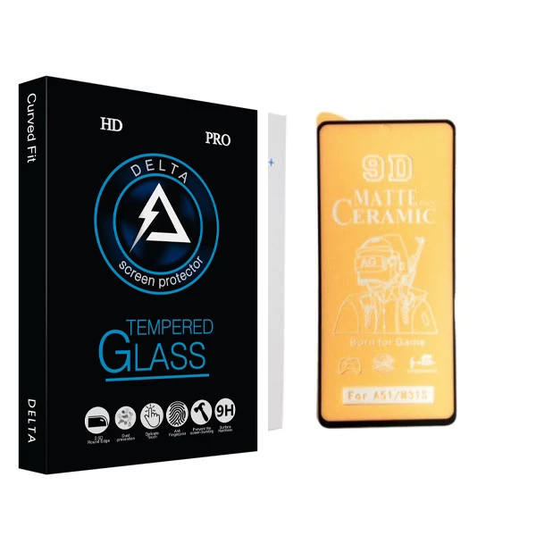 محافظ صفحه نمایش سرامیکی مات دلتا مدل Fit مناسب برای گوشی موبایل شیائومی Poco X3 pro