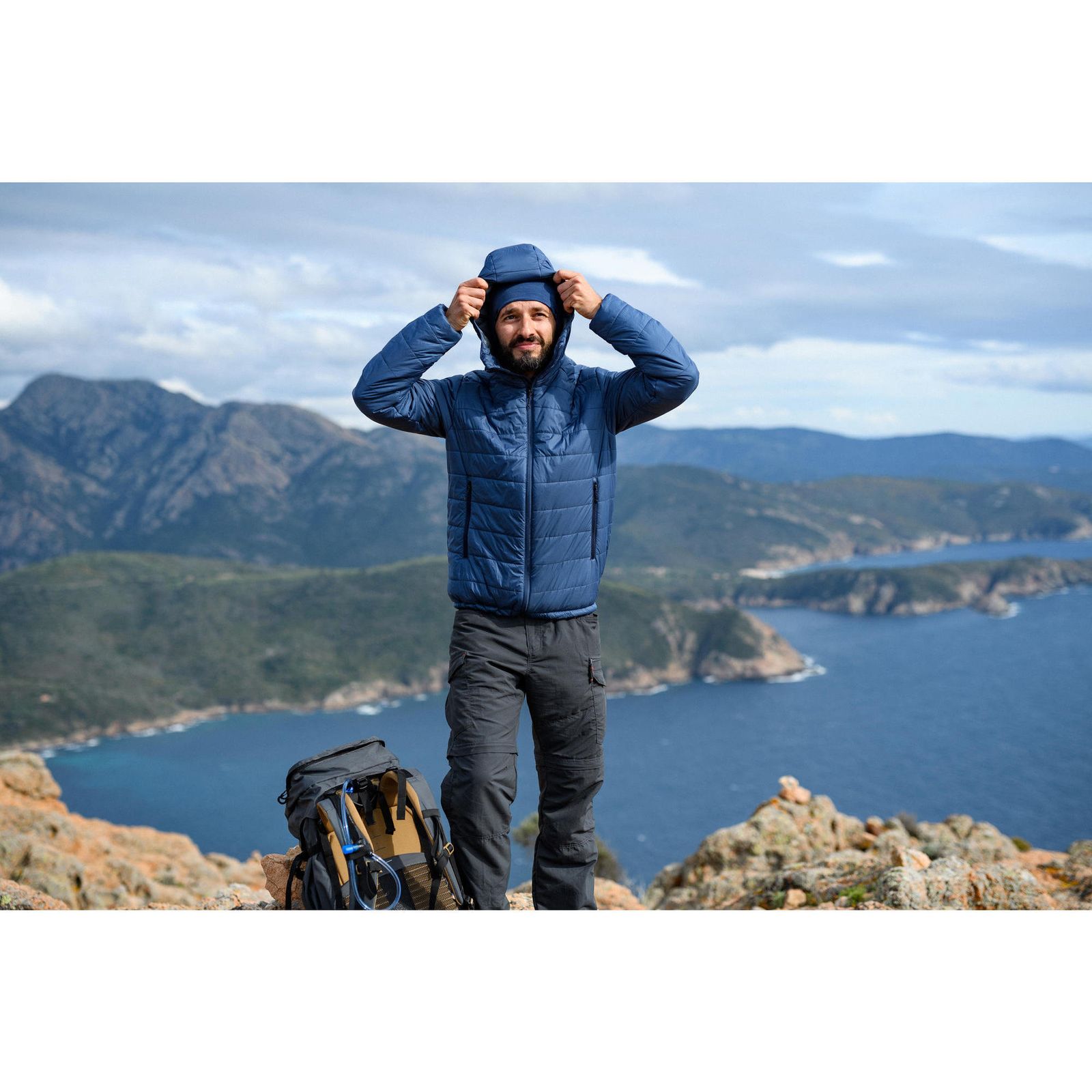 کاپشن کوهنوردی مردانه فورکلاز مدل TCP100 - - 9