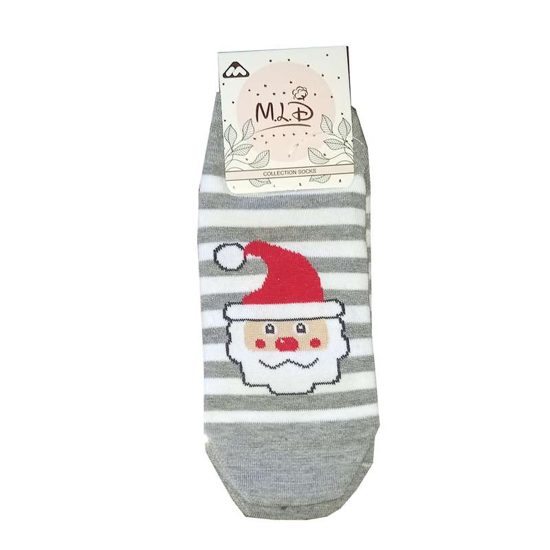 جوراب مدل بابانوئل راه راه کد Santa-Gy