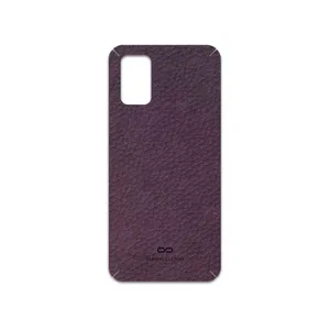 MAHOOT Purple-Leather Cover Sticker for Samsung Galaxy M02s