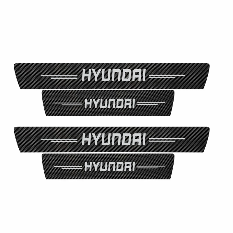 برچسب پارکابی خودرو سولگی مدل کربن کد J45 مناسب برای HYUNNDI i20 بسته 4 عددی
