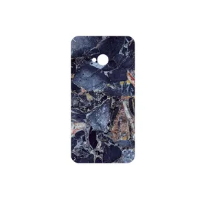 MAHOOT Broken black marble Cover Sticker for HTC One M7