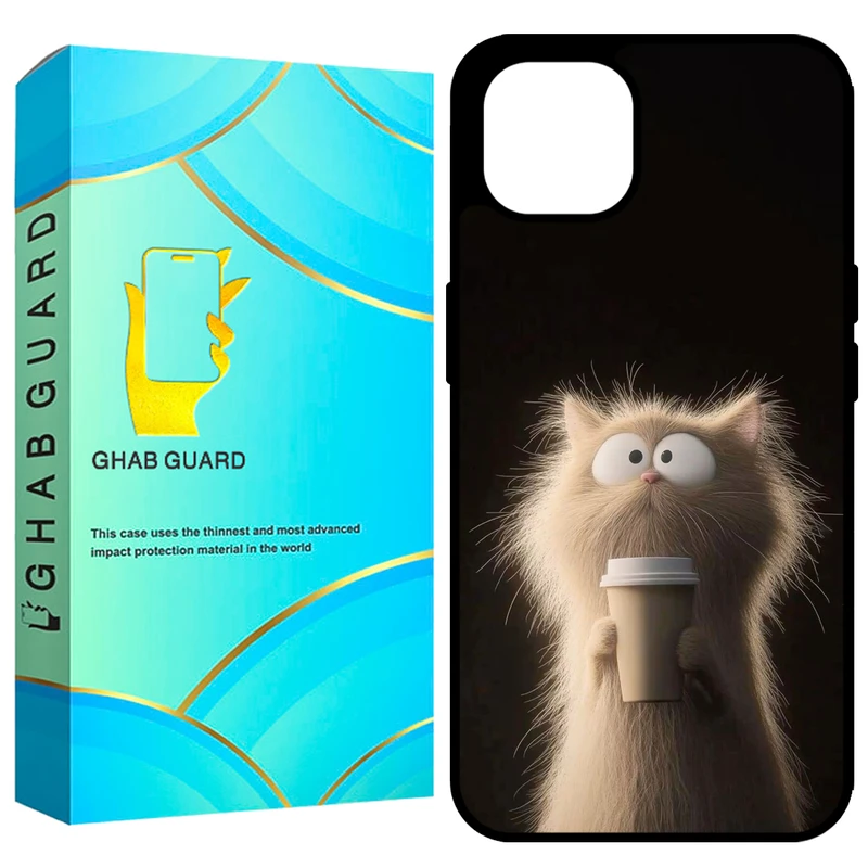  کاور قاب گارد طرح گربه مدل GCHP13 مناسب برای گوشی موبایل اپل iPhone 13