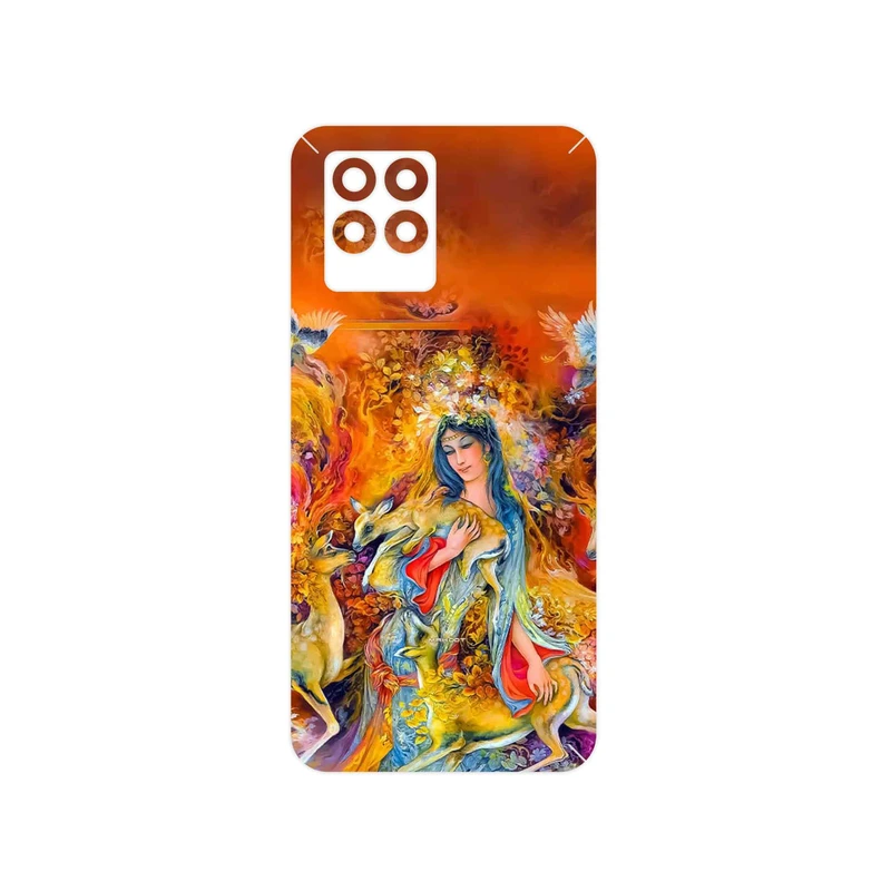 برچسب پوششی ماهوت مدل Persian miniature 2 مناسب برای گوشی موبایل ریلمی 8 Pro