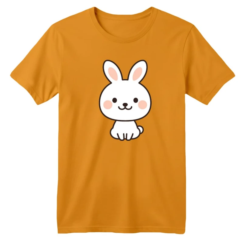 تی شرت آستین کوتاه بچگانه مدل خرگوش کد ۱۳