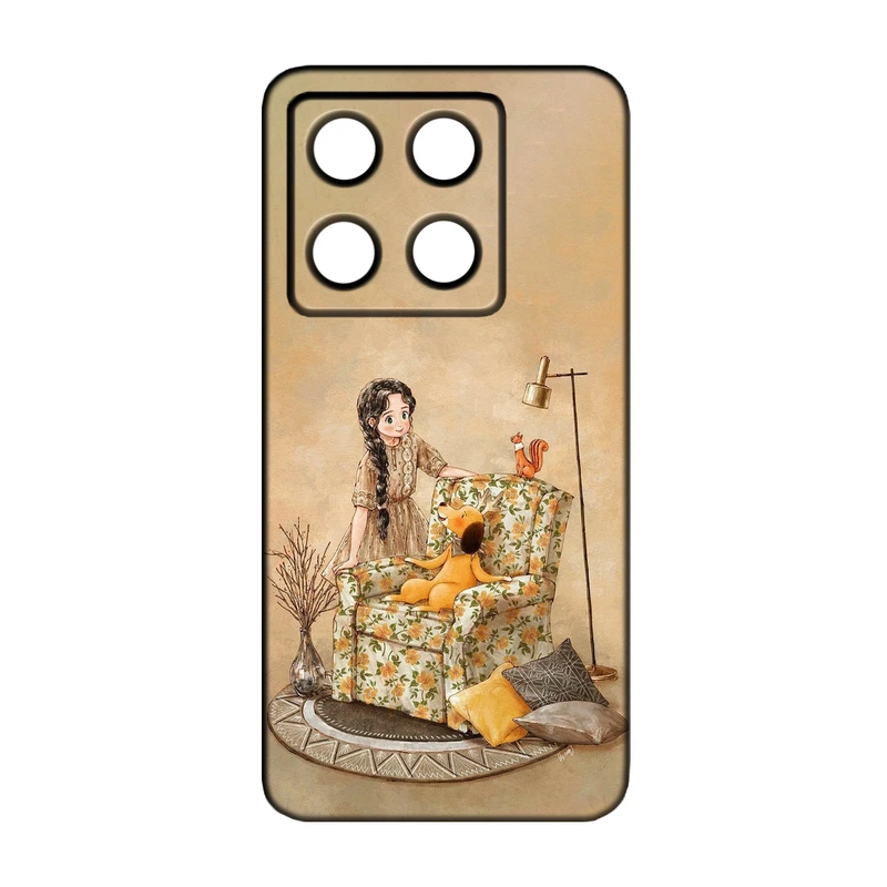 کاور طرح دخترانه کد 301 مناسب برای گوشی موبایل شیائومی 14T