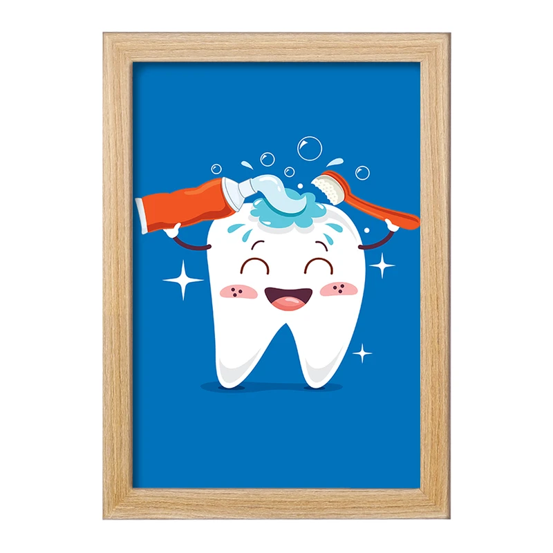 تابلو خندالو مدل دندان و دندان پزشکی کودکانه کد 36749