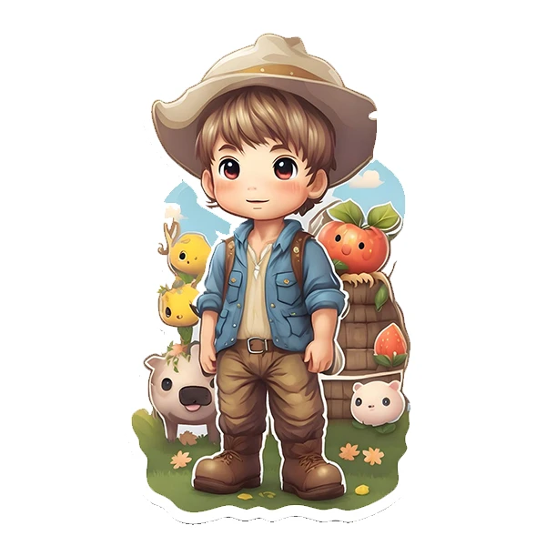 استیکر پارچه و لباس پاد آفرین طرح پسر کد 708