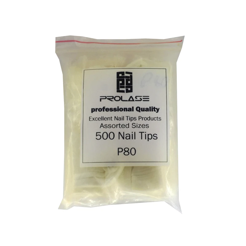 تیپ کاشت ناخن پرولایز شماره P80 بسته 500 عددی