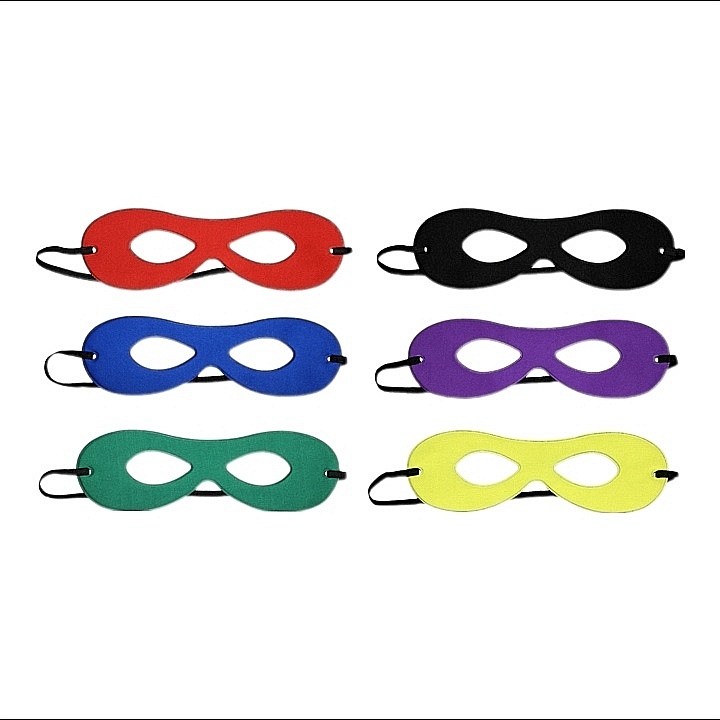 ماسک ایفای نقش مدل نقاب رنگی مجموعه شش عددی