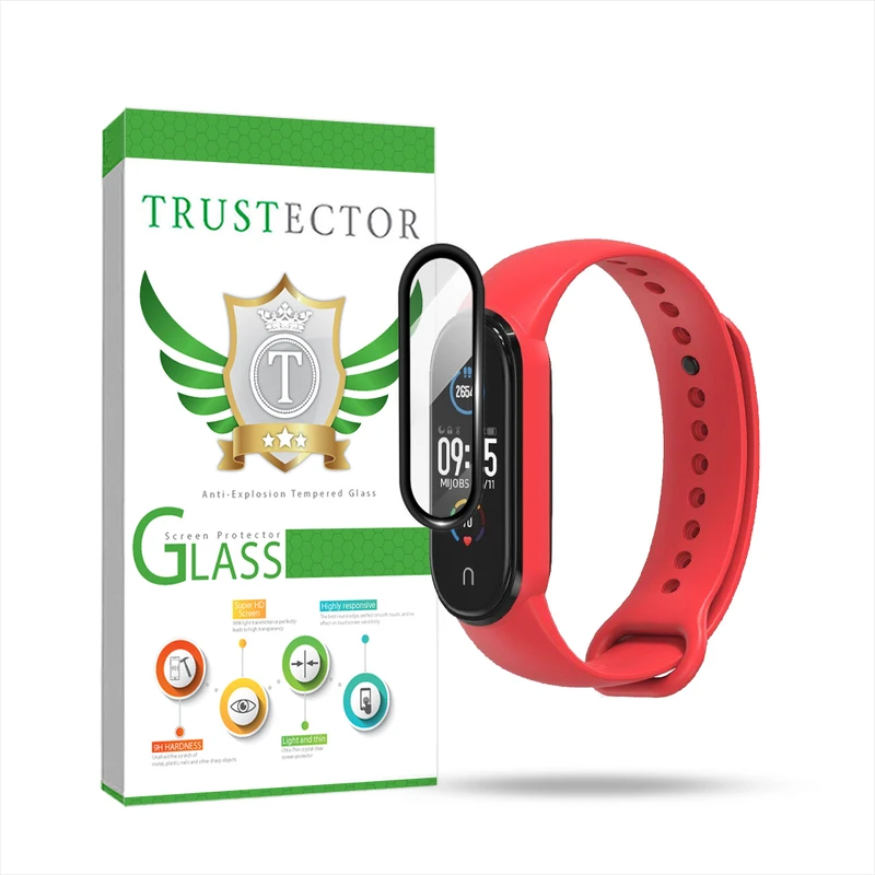 محافظ صفحه نمایش تراستکتور مدل PMMAWT مناسب برای ساعت هوشمند شیائومی Mi Band 5