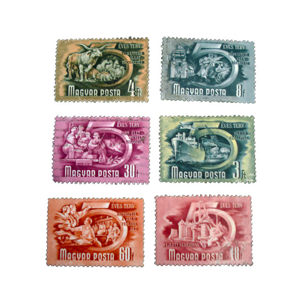 تمبر یادگاری مدل یادبود کد bc-1669 مجموعه 6 عددی
