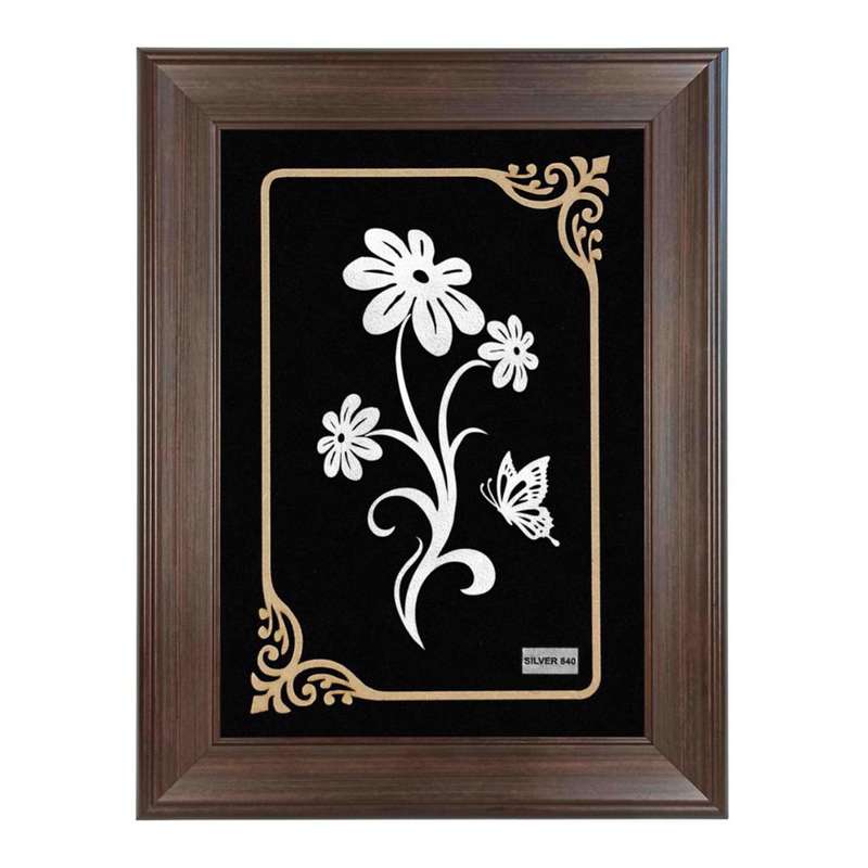 تابلو نقره طرح گل کد Ls-39 