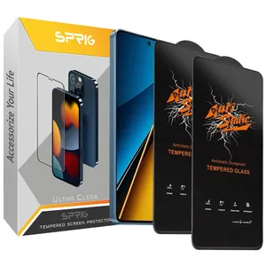 Sprig Antistatic_MTB Screen Protector for Xiaomi Redmi K70 / K70 Pro / K70E / Poco X6 Pro / Poco X6 / Poco F6 / POCO F6 Pro / Redmi Note 13 Pro 5G / Turbo 3 Pack of 2