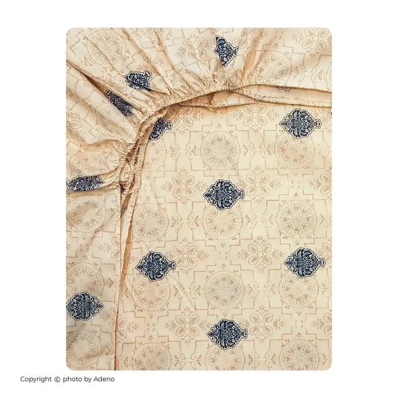 سرویس ملحفه آدنو مدل مجلل کد IR107 یک نفره 2 تکه