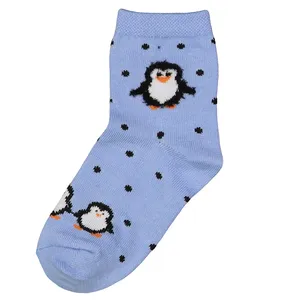 جوراب دخترانه مدل پنگوئن کد 1