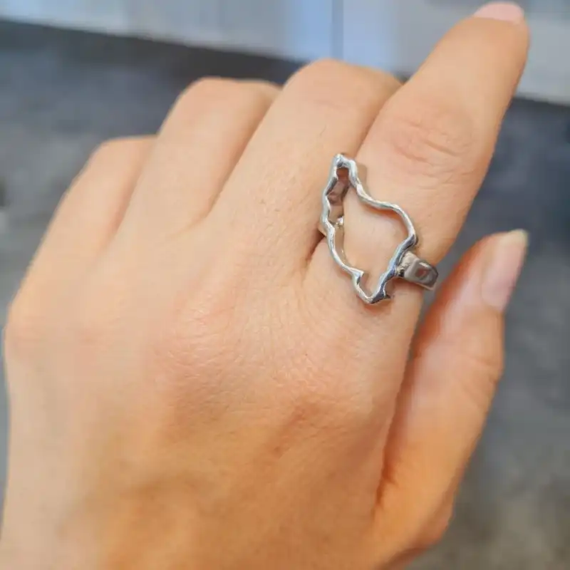 انگشتر مدل نقشه ایران