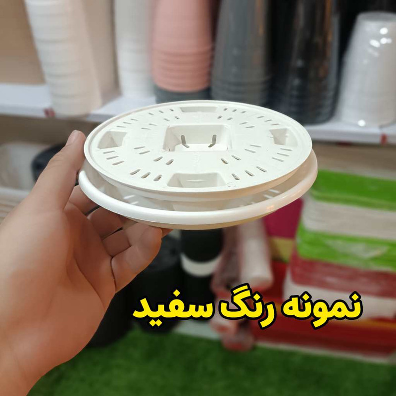 زیر گلدانی مدل جزیره دار بسته ۴ عددی