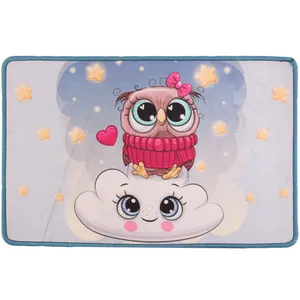 پادری طرح جغد کد PJ-111695 سایز 70x45 سانتی متر