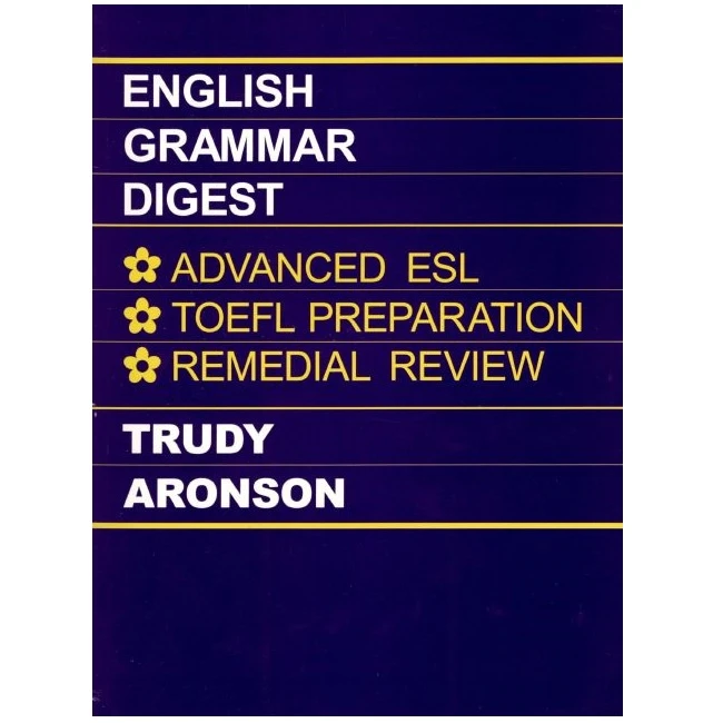 کتاب English Grammar Digest اثر Trudy Aronson انتشارات Prentice Hall