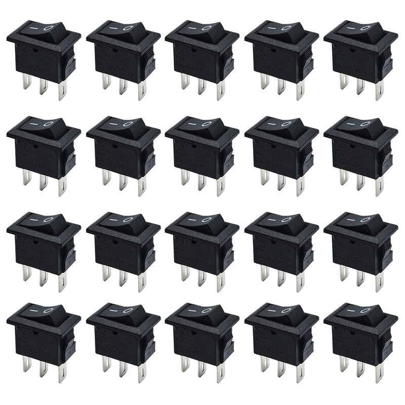 کلید راکر مدل 3 پایه KCD1-11 بسته 20 عددی