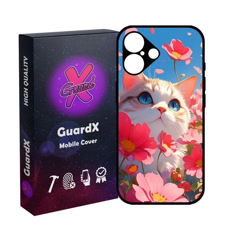 کاور گارد ایکس طرح گربه مدل 10742 مناسب برای گوشی موبایل اپل iPhone 16