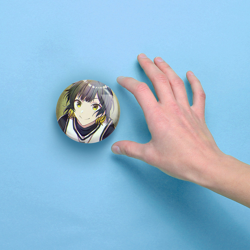 آینه جیبی خندالو مدل مگورو انیمه Blue Lock کد 24384