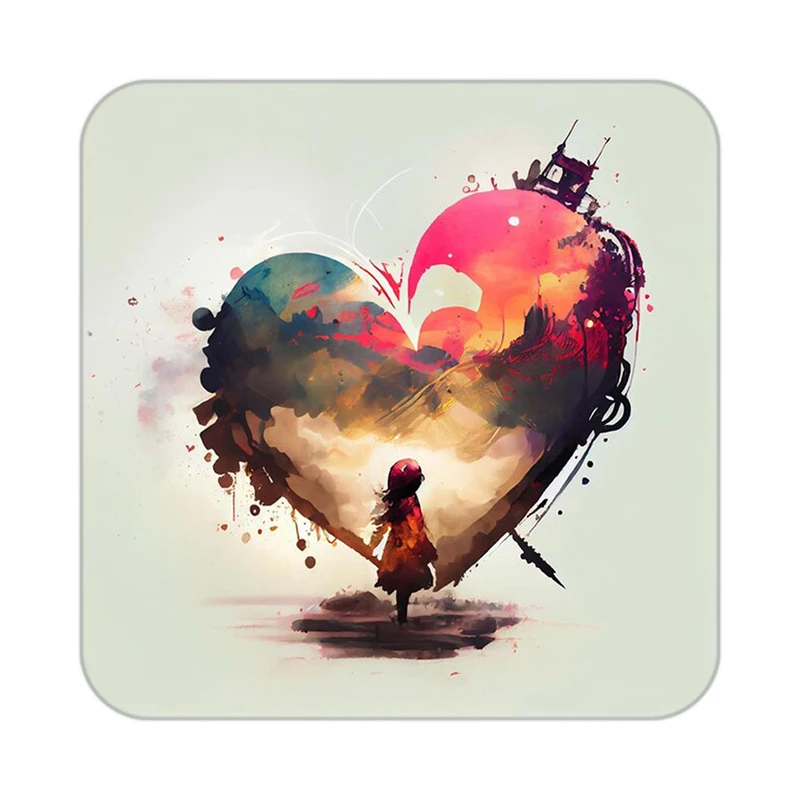 زیر لیوانی کاکتی مدل عاشقانه کد mp11547