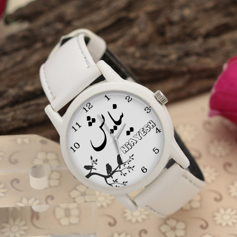 ساعت مچی عقربه ای زنانه طرح نیایش کد LF3126