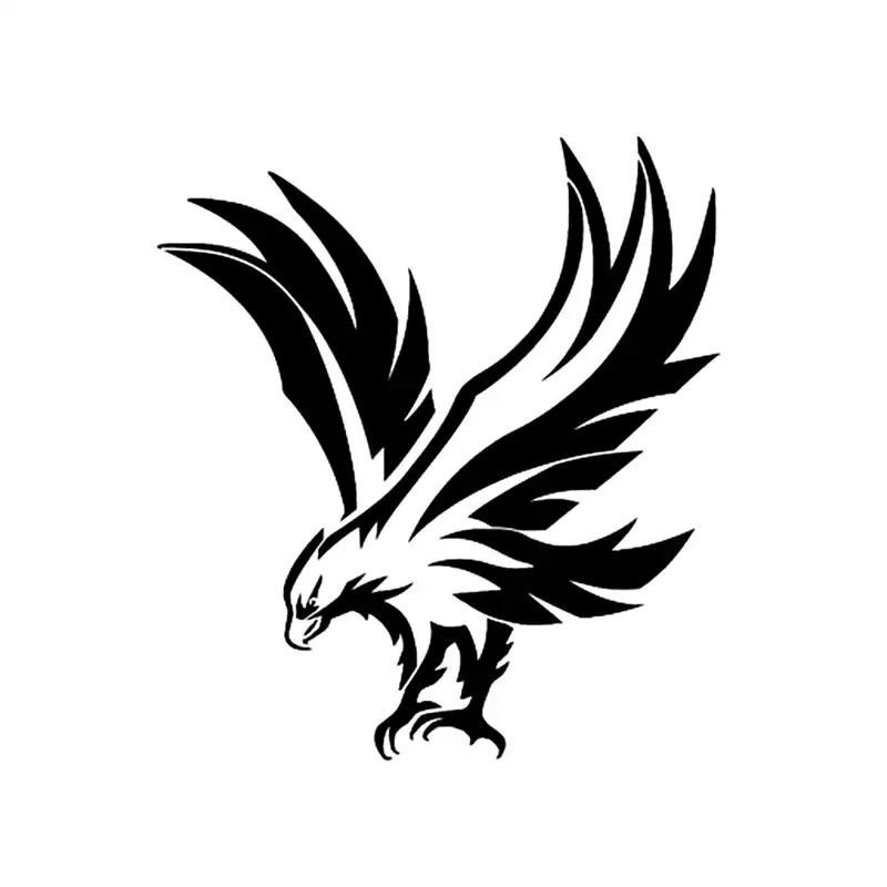 شابلون باتیس آرت طرح عقاب کد 134