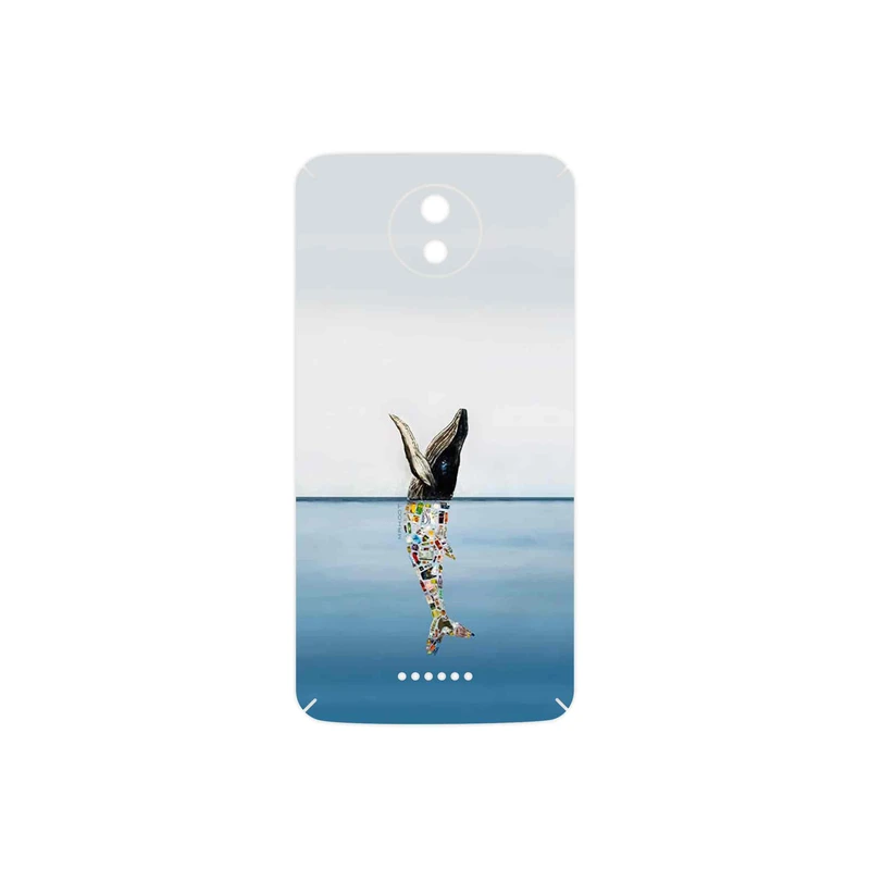 برچسب پوششی ماهوت مدل Collage of Sea Trash مناسب برای گوشی موبایل موتورولا Moto C Plus