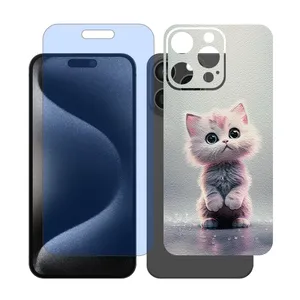 Glass Together model anti blue screen protector Suitable for Apple iPhone 16 Pro Max mobile phone with back cover sticker