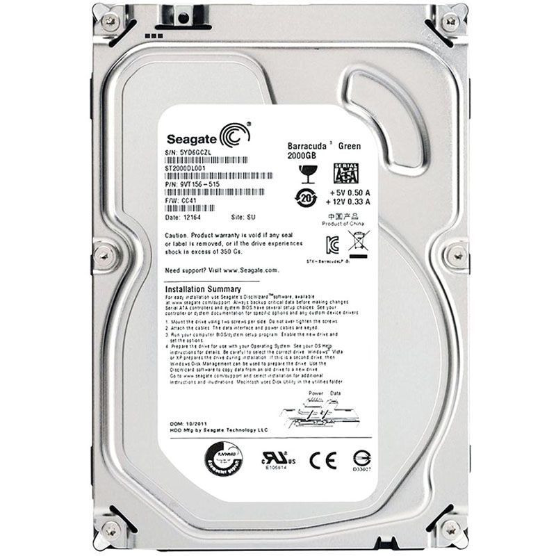هارددیسک اینترنال سیگیت مدل Barracuda ST2000DL003 ظرفیت 2 ترابایت 2